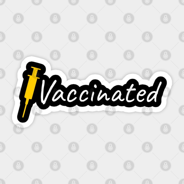 Vaccinated Sticker by Good Big Store